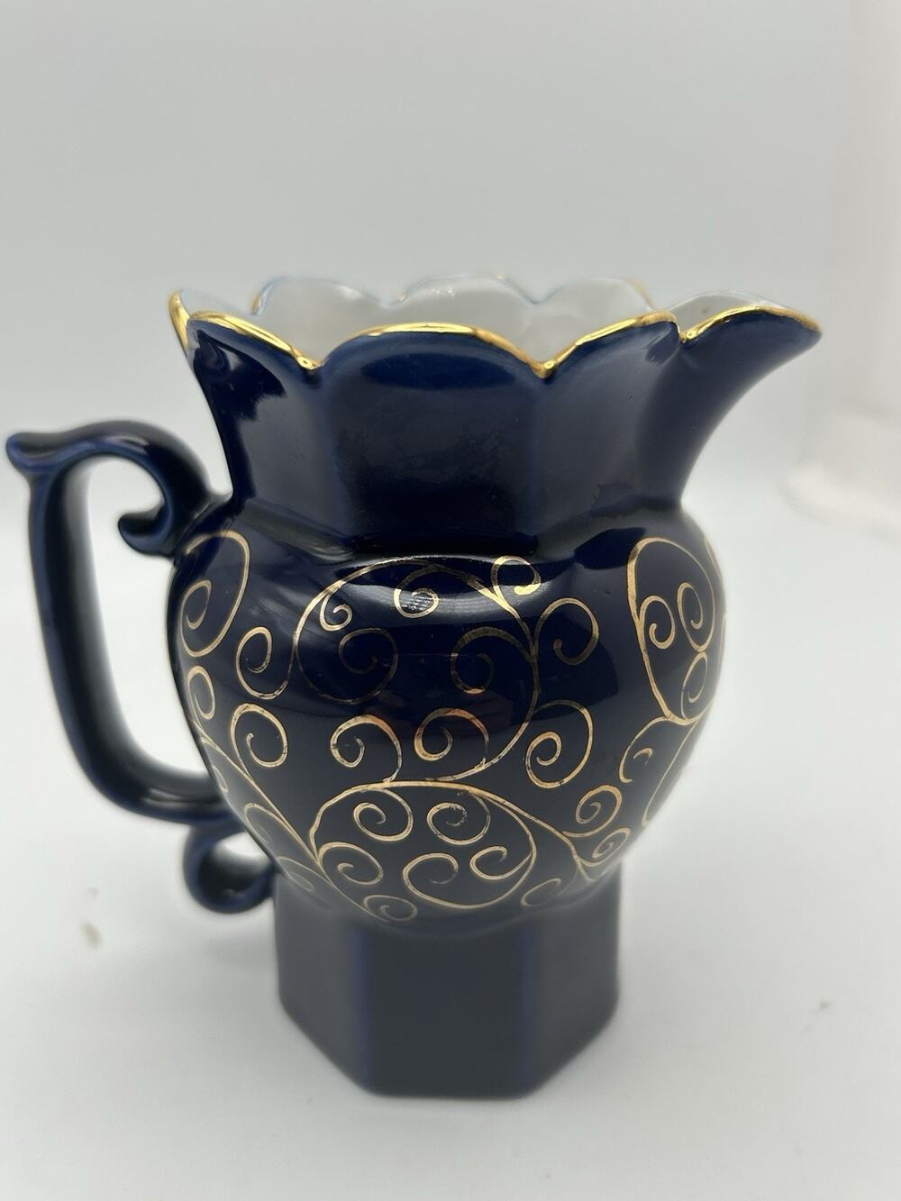 Cobalt Blue Creamer. Made In Russia. Vintage.